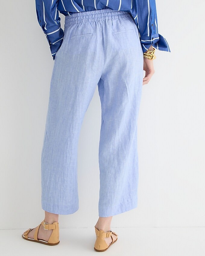 Wide-leg seaside pant in linen | J. Crew US