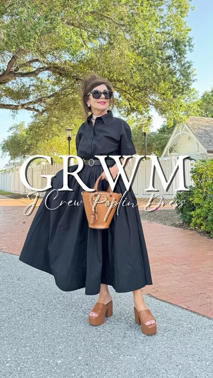 Sometimes the strength within isn't a big fiery flame for all to see. Sometimes it's just a tiny spark that whispers ever so softly, "keep going, you got this."

Hey dolls! GRWM in my favorite black J. Crew Poplin Dress. I absolutely love this dress—it's perfect for every day but has a bit of drama with its smocked, elastic waist and tie detail, plus buttons halfway up the front. I'll also be checking out some of my top picks from the Nordstrom Anniversary Sale. 

#LTKSummerSales #LTKxNSale #LTKSeasonal