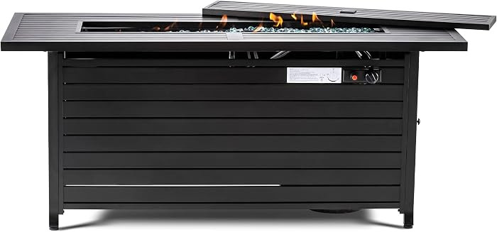LEGACY HEATING 57 inch Propane Fire Pit Table Outdoor Gas Fire Pit Table, 50000BTU Fire Table wit... | Amazon (US)