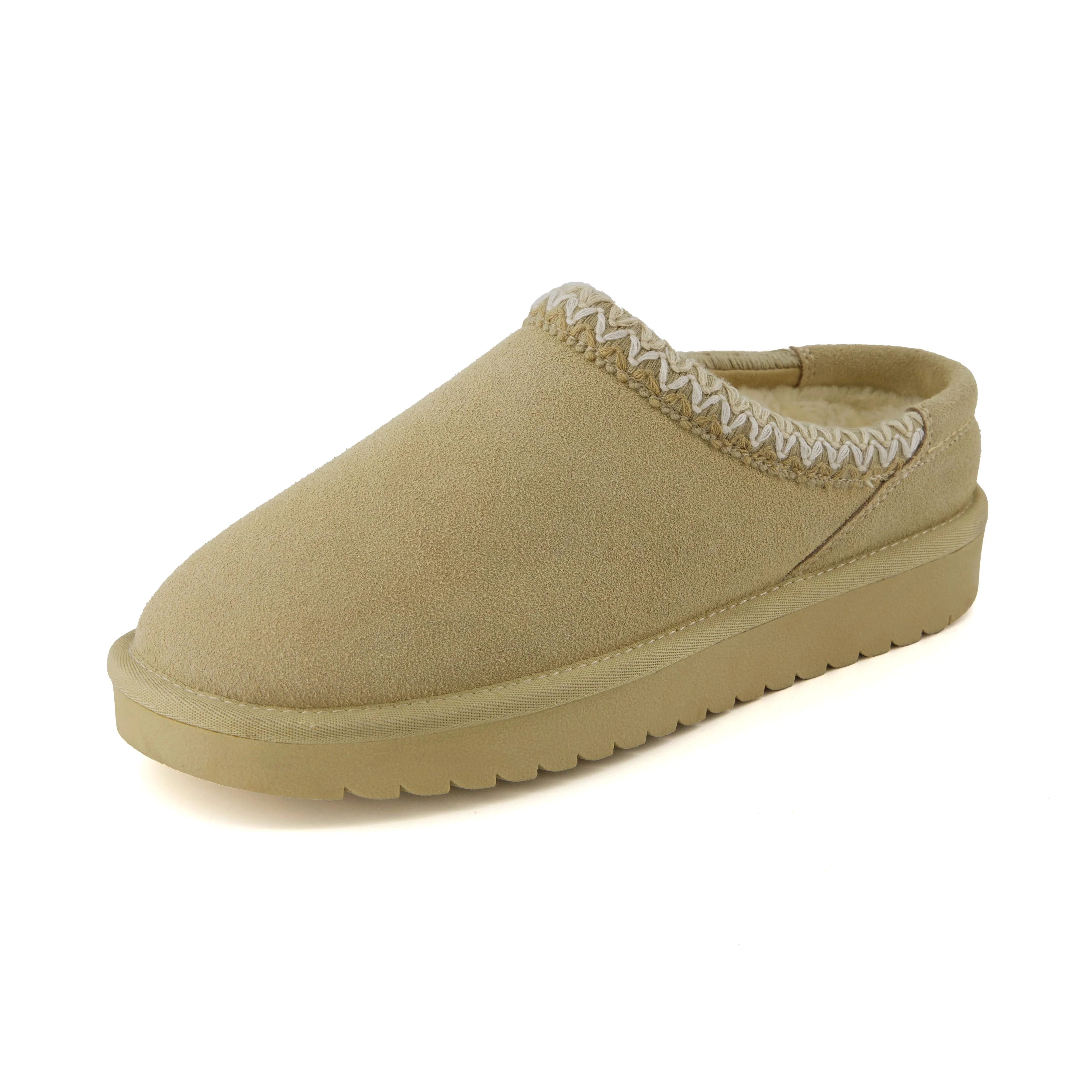 Cushionaire Women's Keto Mule Slippers - Genuine Suede Cozy & Stylish, Memory Foam & Faux Shearli... | Walmart (US)
