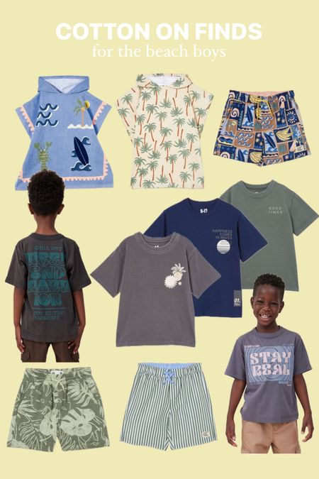 Cotton On Finds for the beach boys 🌊🌴

#LTKkids #LTKfindsunder50 #LTKfindsunder100