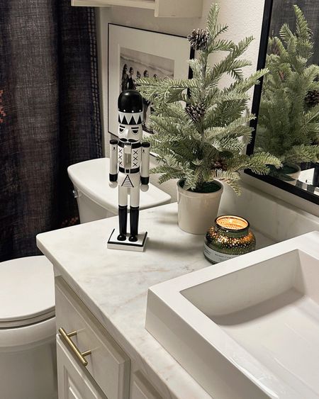 Son of a nutcracker! The holidays are getting closer and closer! Simple bathroom decor linked. 

#LTKHoliday #LTKSeasonal #LTKhome