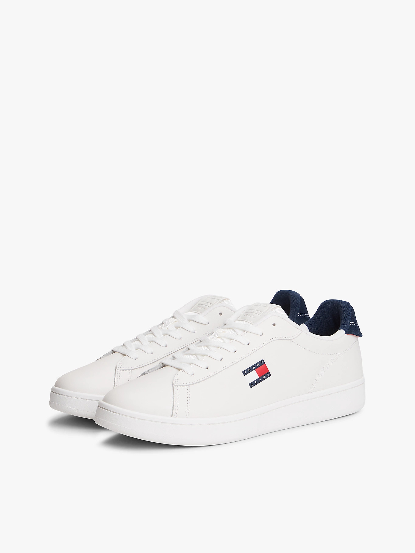 Leather Archive Court Trainers | White | Tommy Hilfiger | Tommy Hilfiger UK