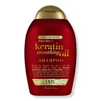 OGX Frizz-Free + Keratin Smoothing Oil Shampoo | Ulta