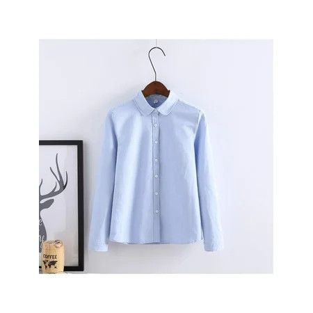 VICOODA Women Work Office Shirt Women Collar Long Sleeve Tunic Tops T Shirt Blouse | Walmart (US)