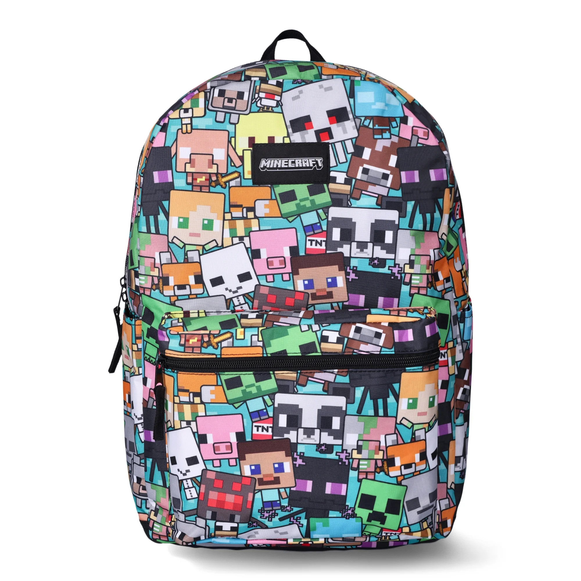 Minecraft Creeper 17" Laptop Backpack, Multi-Color | Walmart (US)