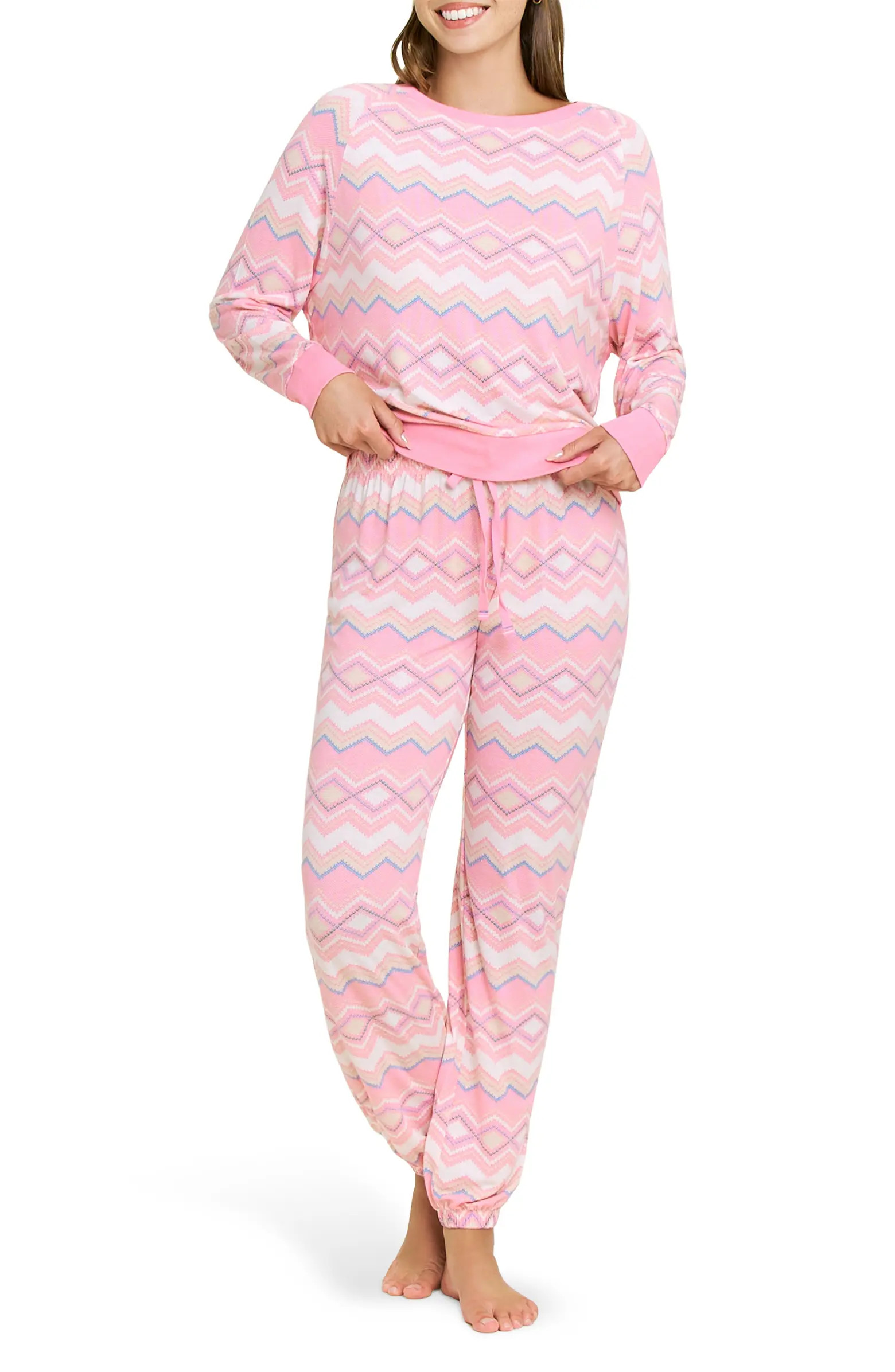 Star Seeker Brushed Jersey Pajamas | Nordstrom