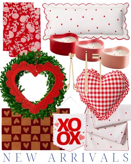 New arrivals! Such cute Valentine’s Day decor and sweet little things from Target. 

Valentine's Day | Valentine's Day decor | Valentine's Day decorations | Valentine's Day table | Valentine's Day ideas | Valentine's Day party | Valentine's Day pillow | heart pillow | scalloped pillow | boxwood wreath | scalloped heart | scalloped decor | scallops | block print napkins | gingham pillow | gingham pillow | classic home | home decor | traditional home | southern home | southern charm | table runner | Valentine's Day heart doormat | heart candles | candle accessories

#LTKkids #LTKfindsunder50 #LTKhome