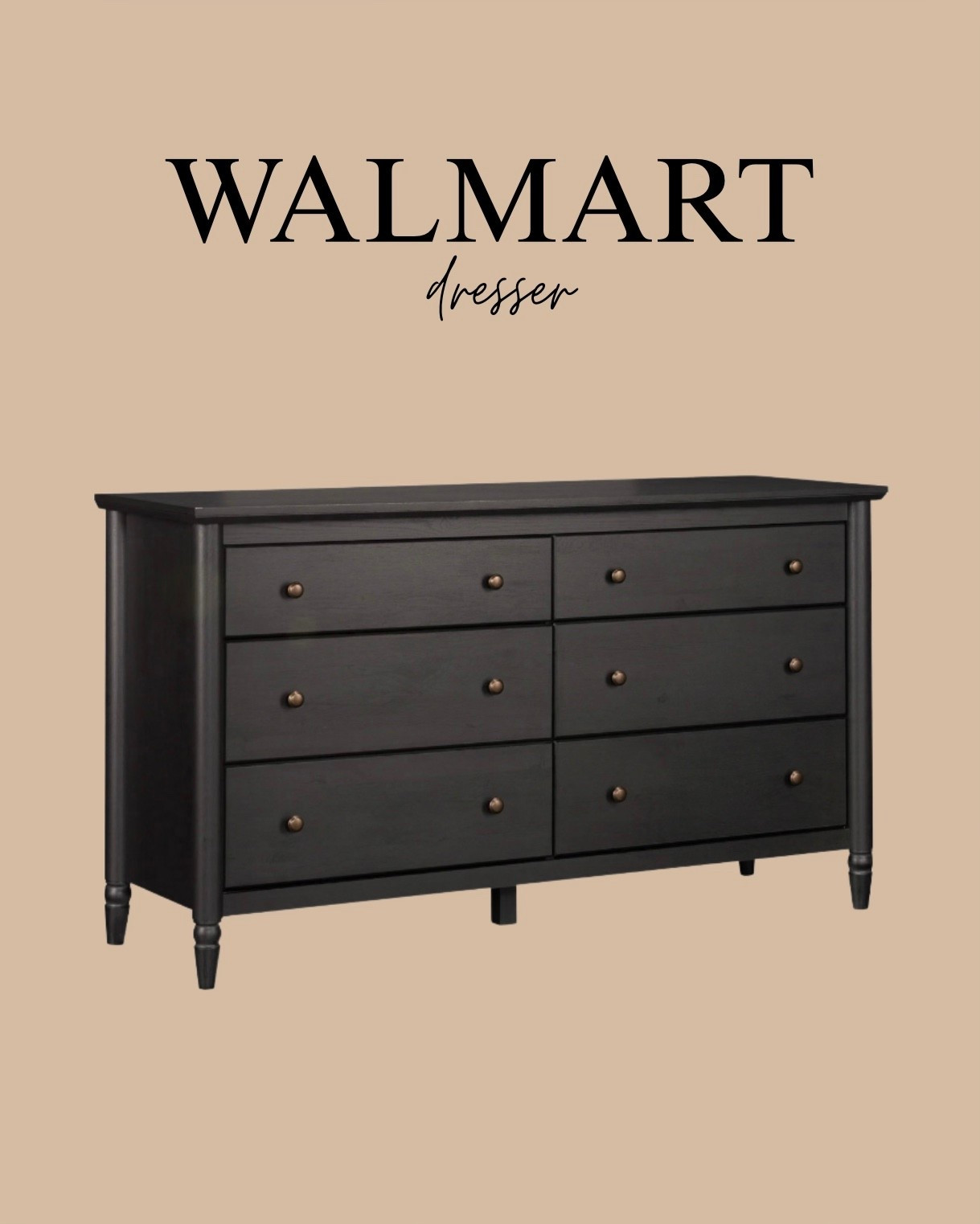 This Walmart dresser looks so high-end! Loving the brass knobs! 😍

It’s under $300! 🤌🏼

#LTKU #LTKSaleAlert #LTKHome