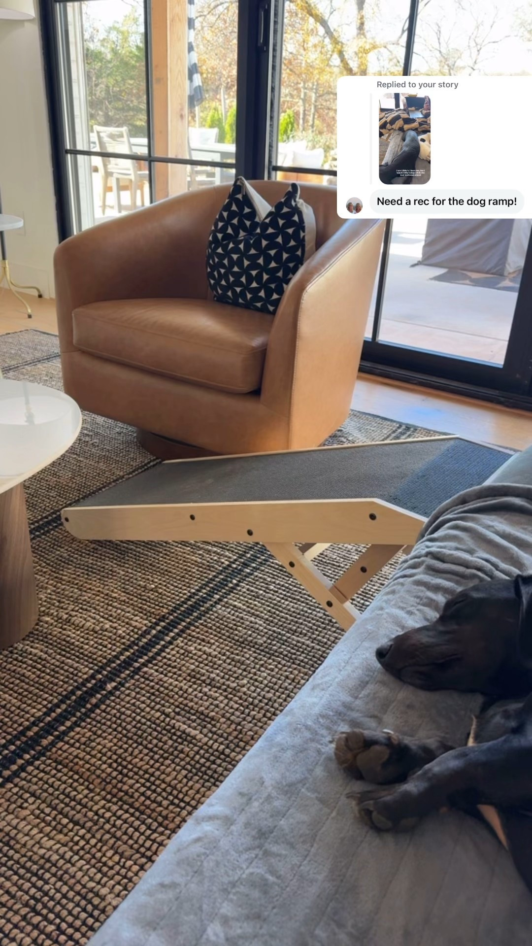 This dog ramp is perfect for our dachshund and protecting her back. It comes fully assembled, it’s adjustable, and is great quality. 

#LTKFindsUnder100 #LTKHome #LTKPets