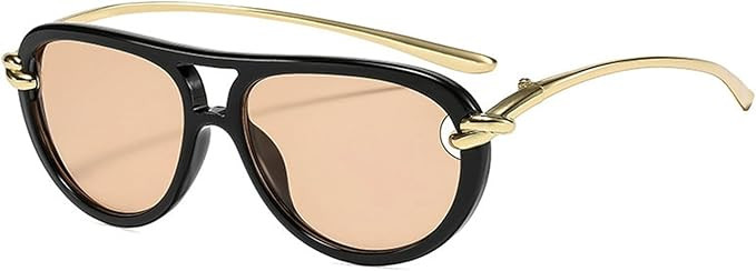 willochra Oversized Fashion Pilot Sunglasses Women Retro Chunky Men Punk Gradient Shades UV400 Sh... | Amazon (US)