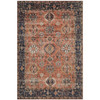 Click for more info about Waseca Rust/Navy Area Rug