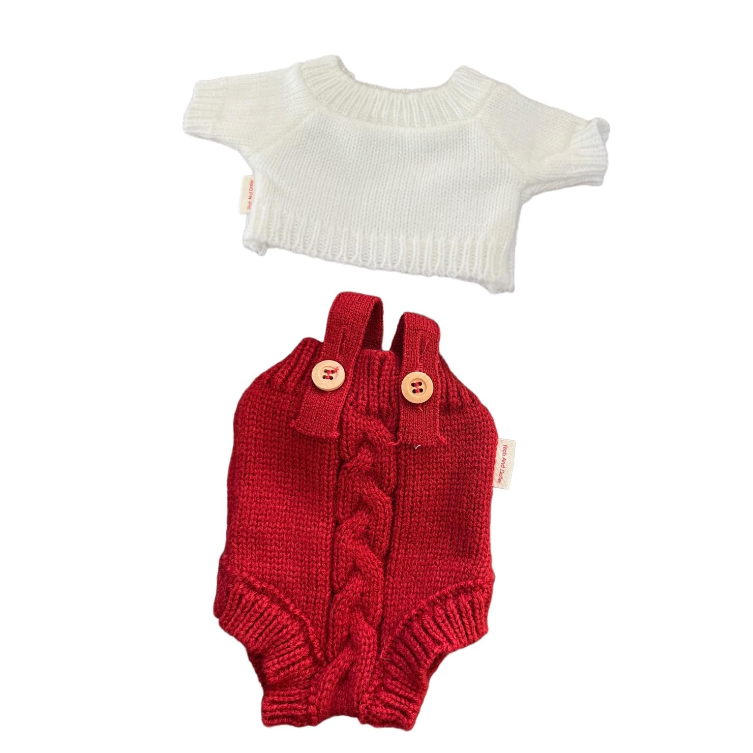 9-12"/30cm Stuffed Animals Christmas Outfit:Medium Bashful Bunny Sweater 28cm Bartholomew Bear Kn... | Amazon (US)