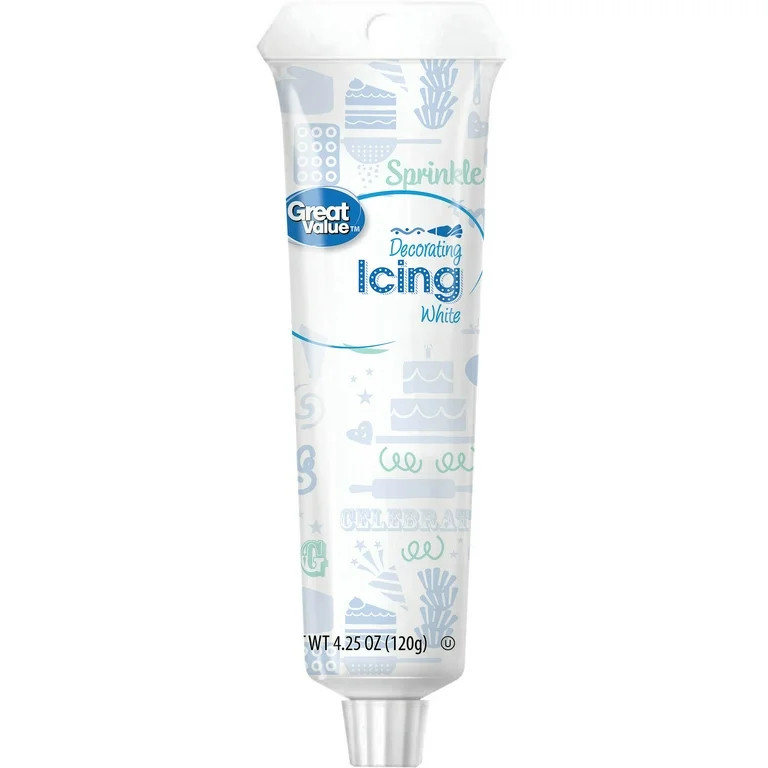 Great Value White Decorating Icing, 4.25 oz | Walmart (US)