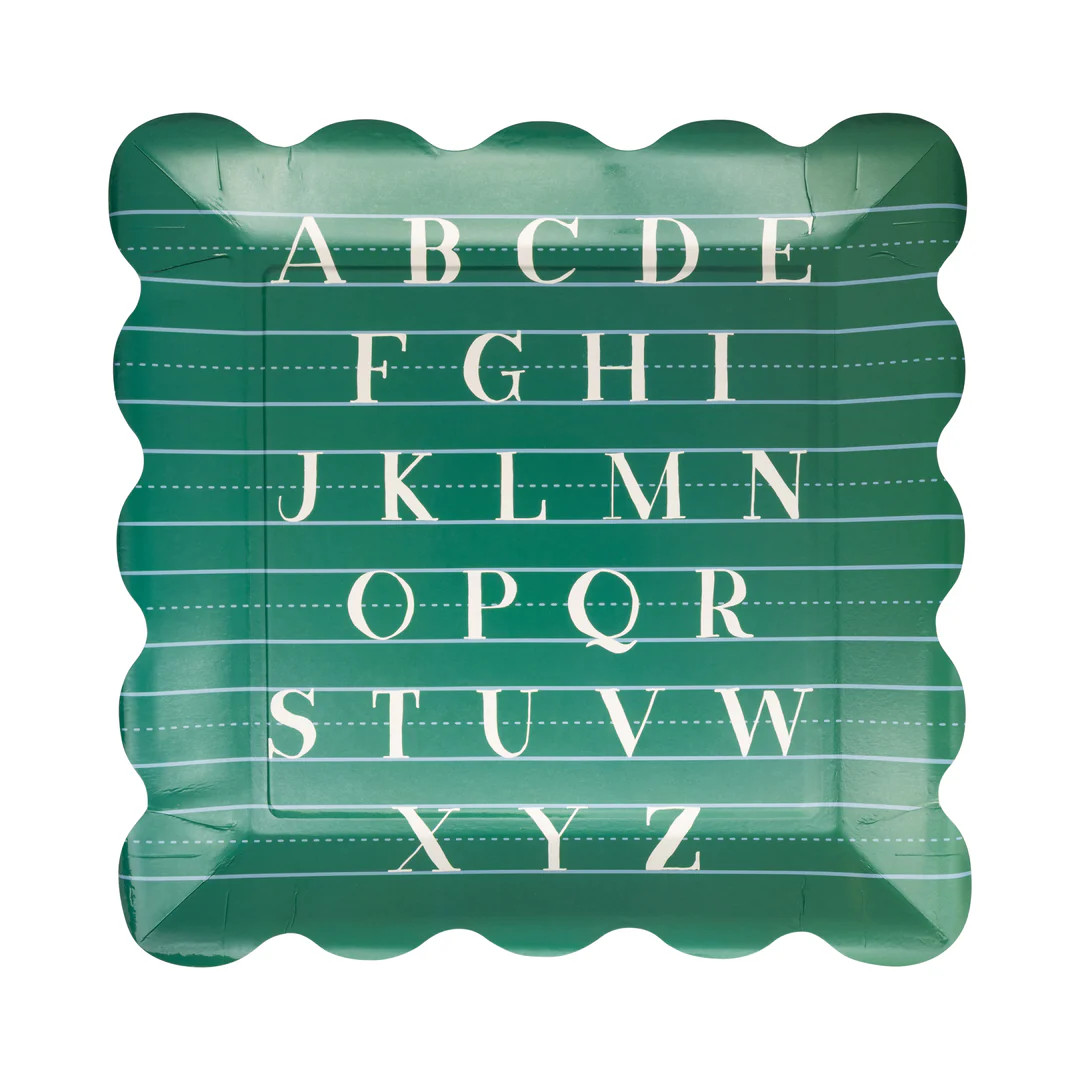 Alphabet Paper Plate | My Mind's Eye