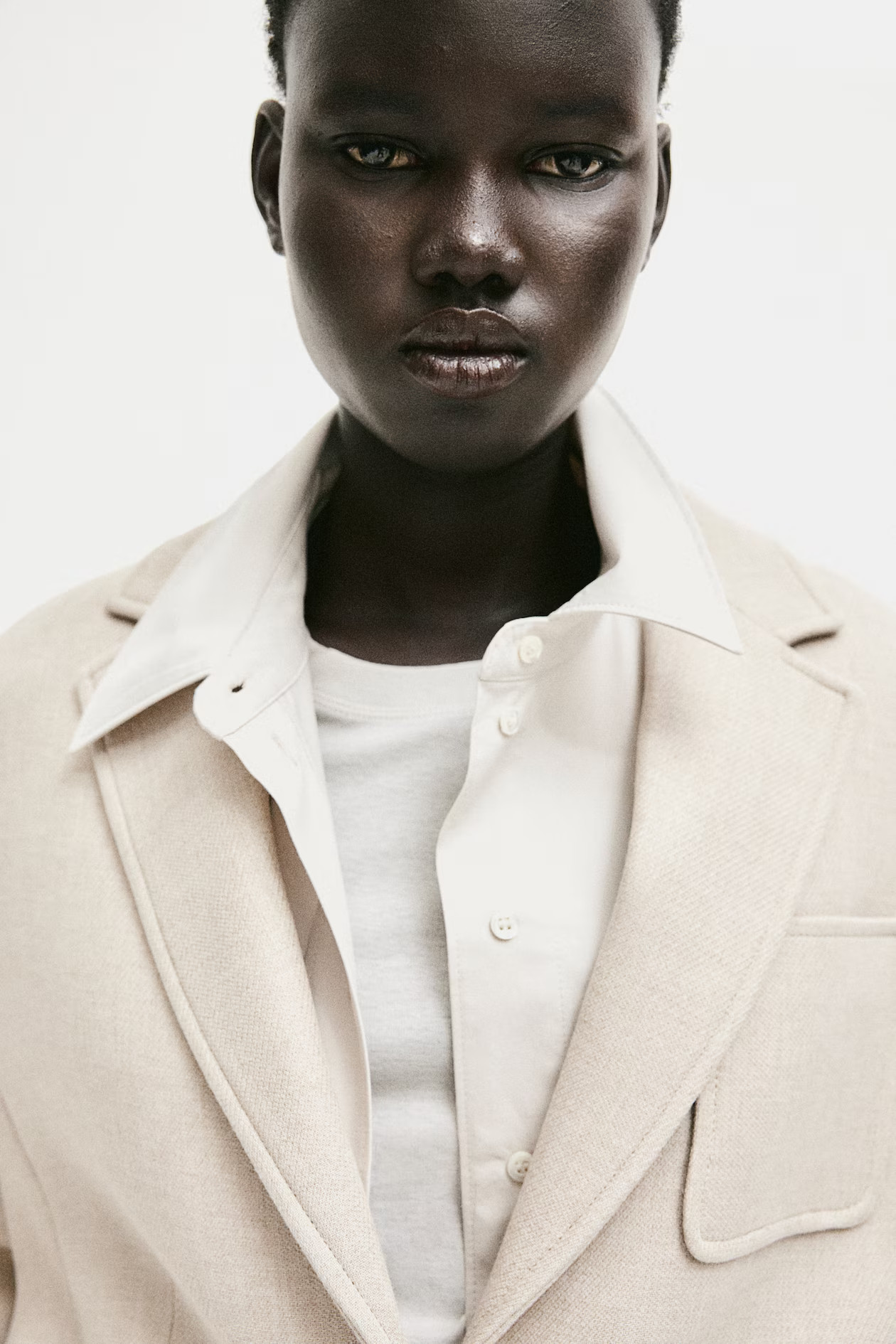 Blazer aus Wollmischung - Hellbeige - Ladies | H&M AT | H&M (DE, AT, CH, NL, FI)