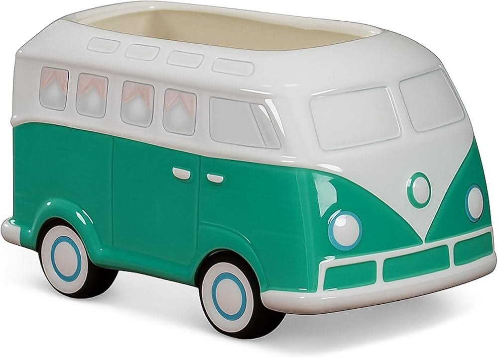 Blue Sky Ceramic Bus 7“ Planter, Multi Color | Amazon (US)
