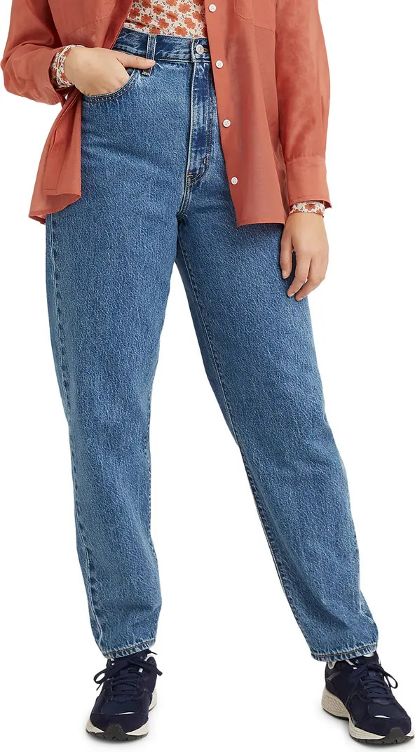 High Waist Loose Fit Tapered Jeans | Nordstrom