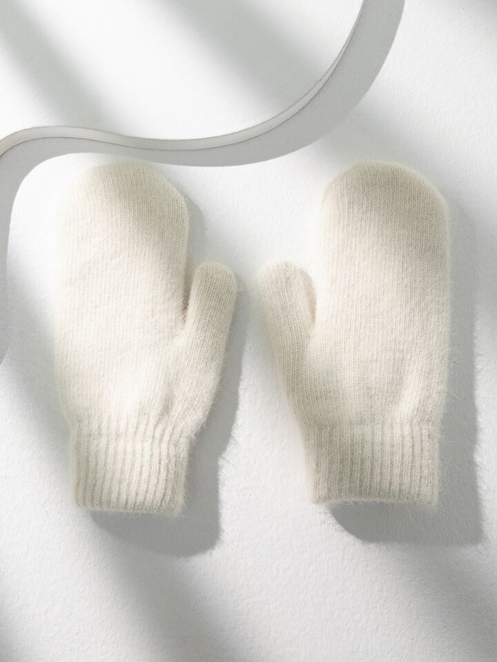 $3.60$3.80-5%1pair Women's Plush Gloves, Warm Mittens Gloves, Double-layered Windproof And Coldpr... | SHEIN