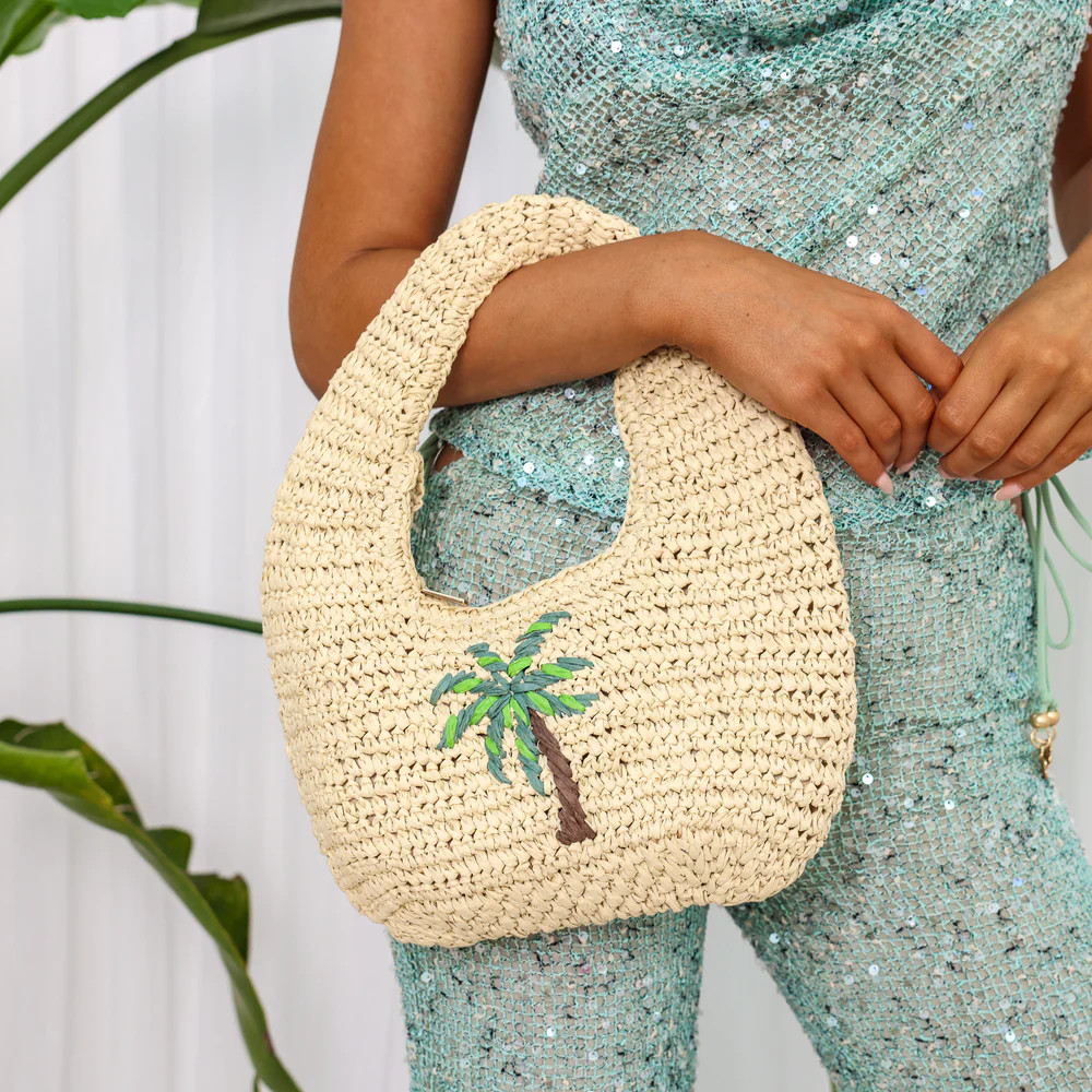 Straw Mini Bag - Palm Breeze | Kulani Kinis US