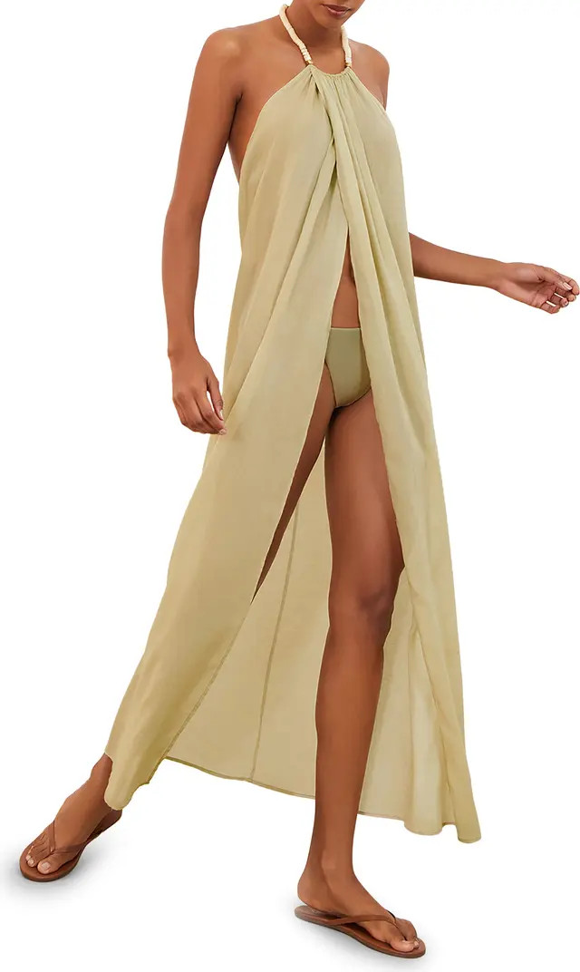 Cloe Halter Cover-Up Maxi Dress | Nordstrom