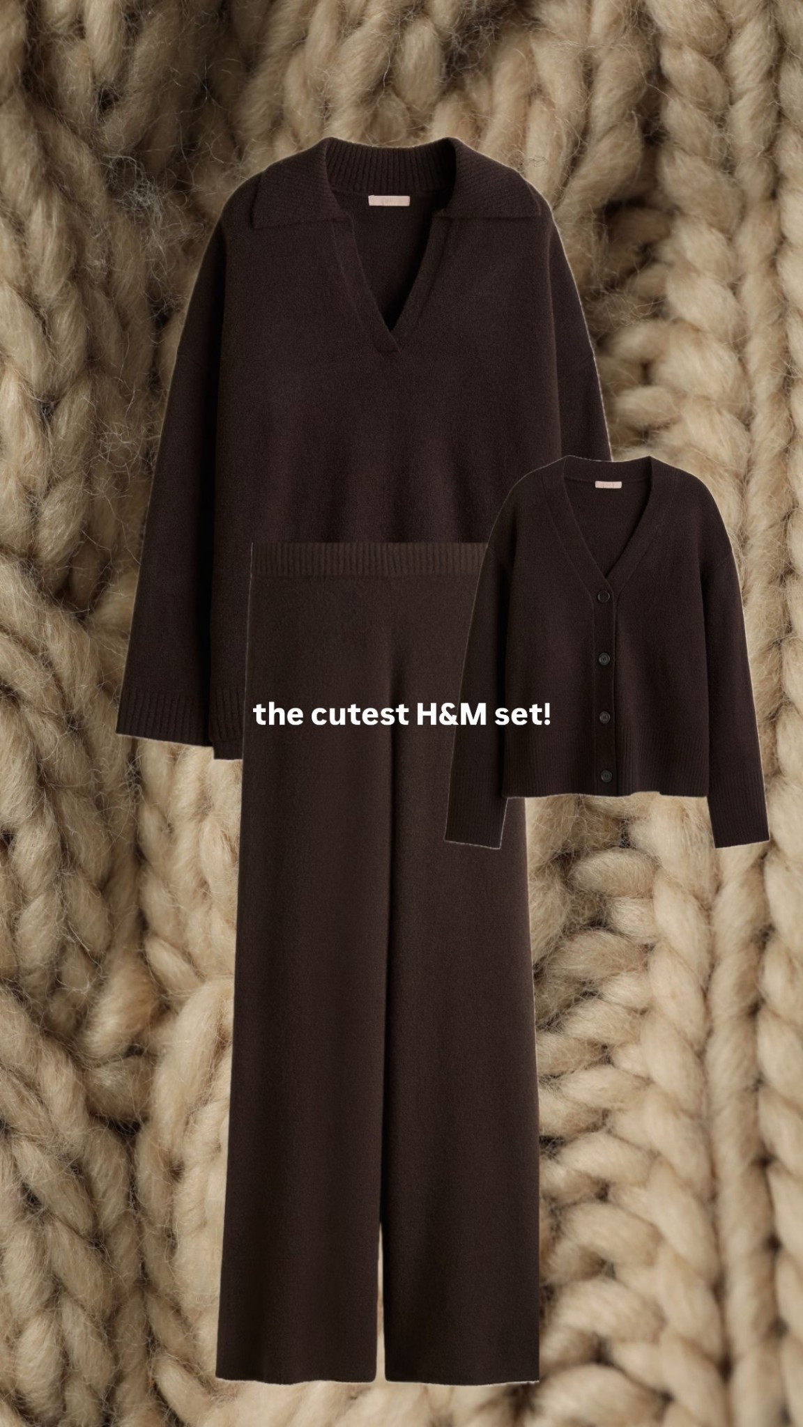 Look at this cute set from H&M! 🥹🤎 #set #cozy #h&m #browntone #autumnneed

#LTKFashionMonth #LTKeurope #LTKautumn