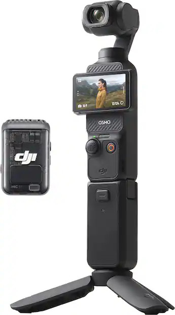 DJI - Osmo Pocket 3 Creator Combo 3-Axis Stabilized 4K Vlog Camera with Rotatable Touchscreen - G... | Best Buy U.S.