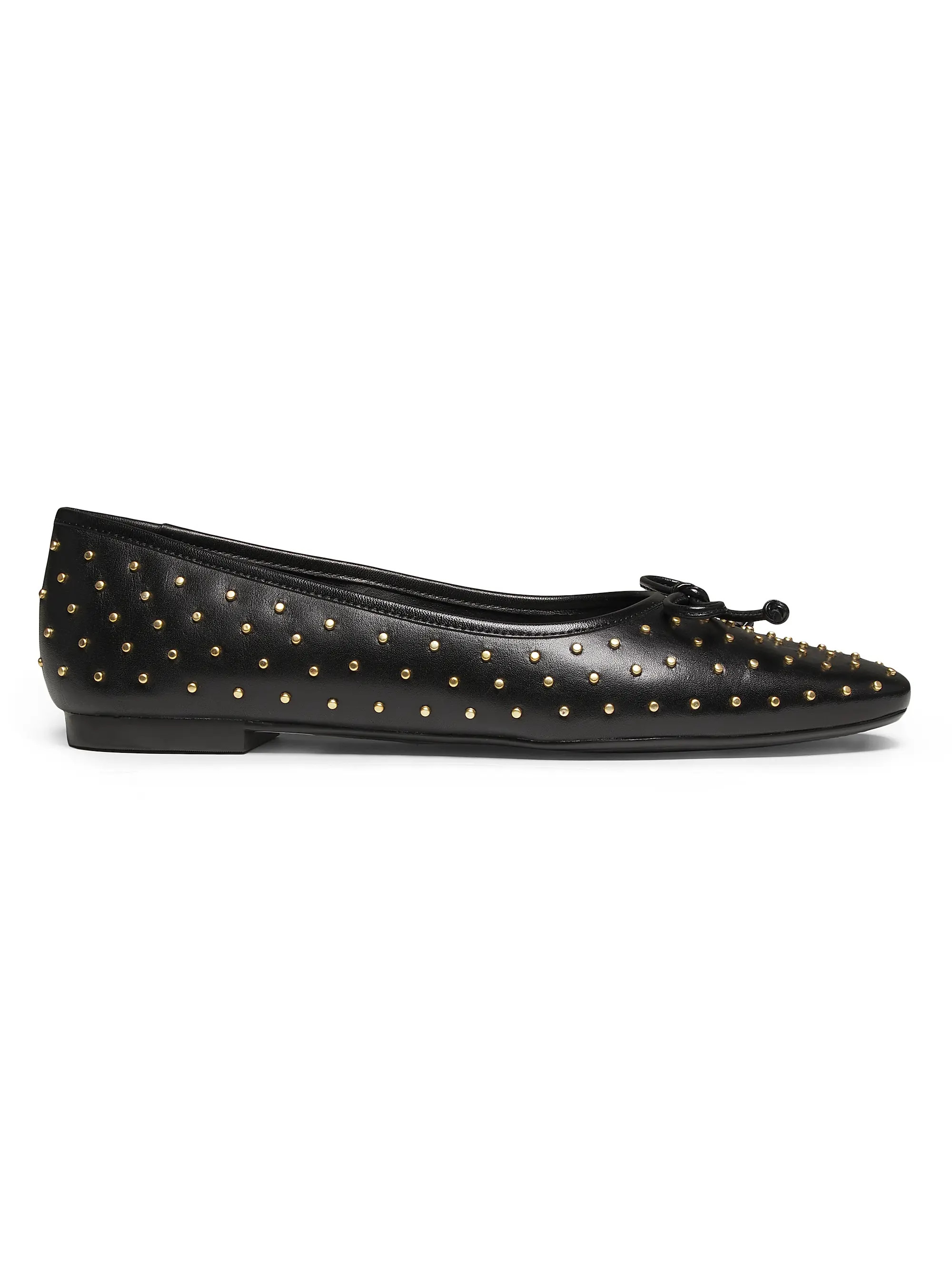 Arissa Studded Leather Ballet Flats | Saks Fifth Avenue