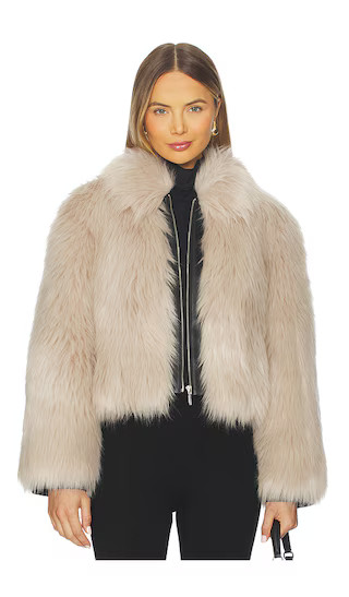 Yaes Combo Jacket in Natural & Black | Revolve Clothing (Global)