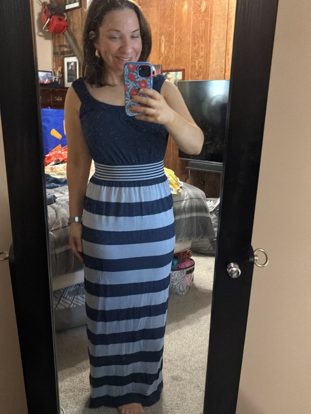 Ocean club stripped maxi dress | Poshmark