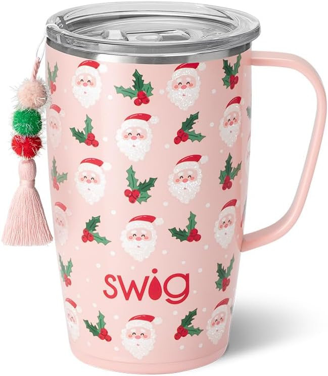 Swig Life 18oz Travel Mug, Insulated Tumbler with Handle and Lid, Travel Coffee Mug, Cup Holder F... | Amazon (US)