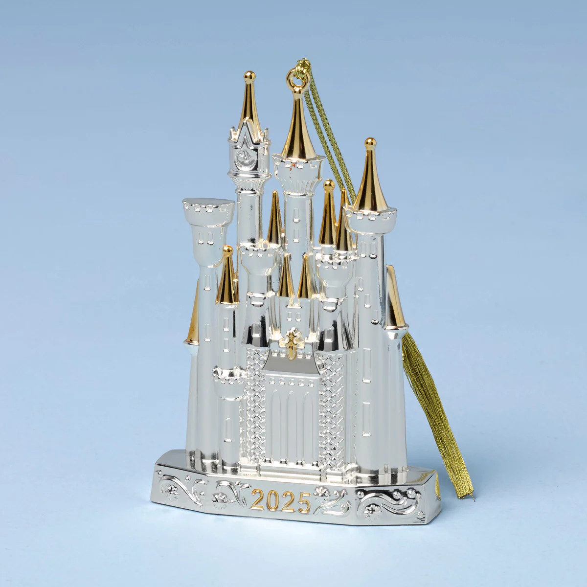 2025 Cinderella Castle Silverplate Ornament | Lenox