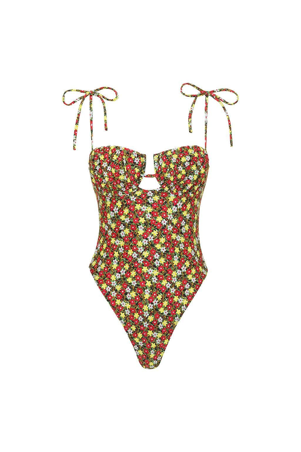 Sienna Floral Petal One-Piece | Montce