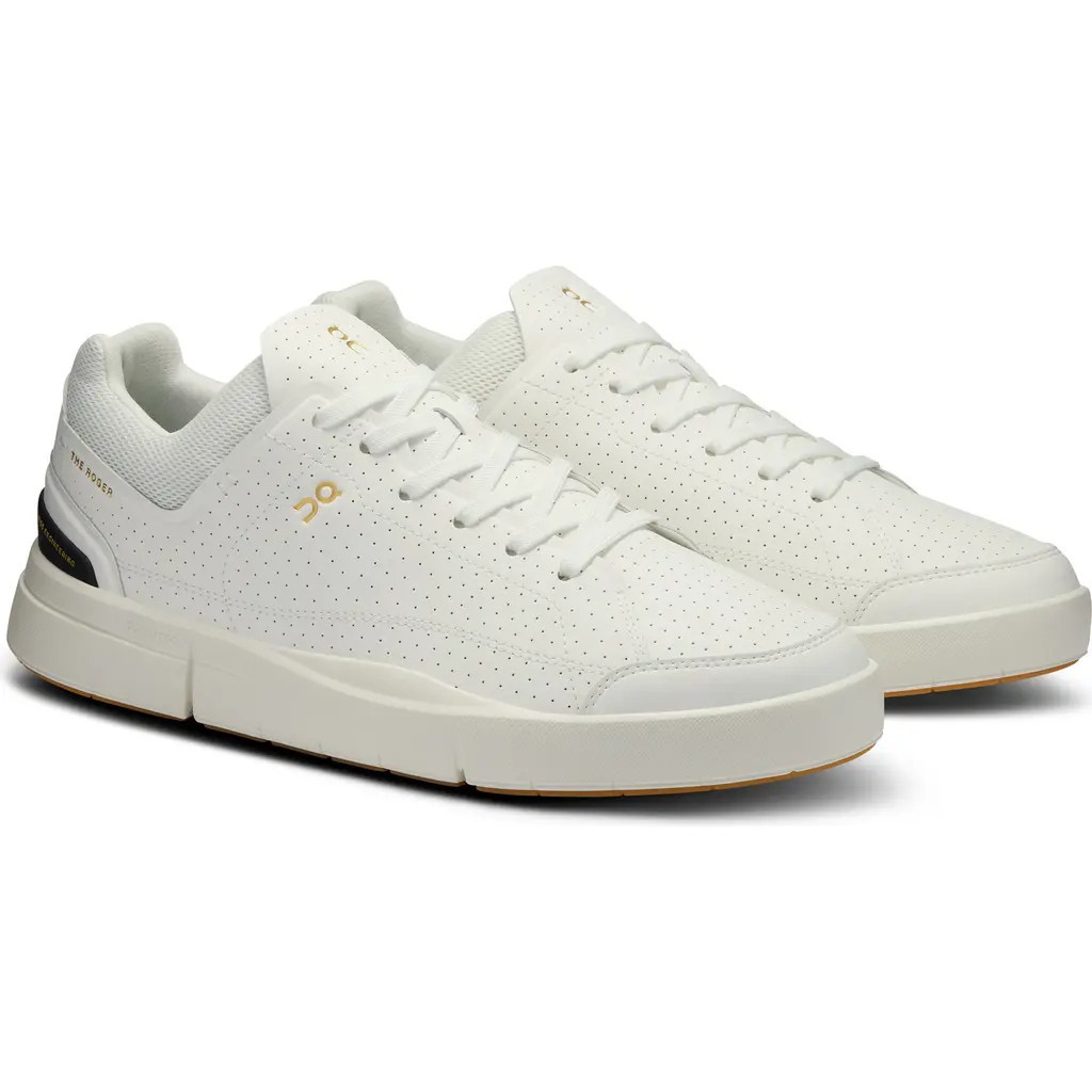 On THE ROGER Centre Court Tennis Sneaker in White/Black at Nordstrom, Size 7.5 | Nordstrom