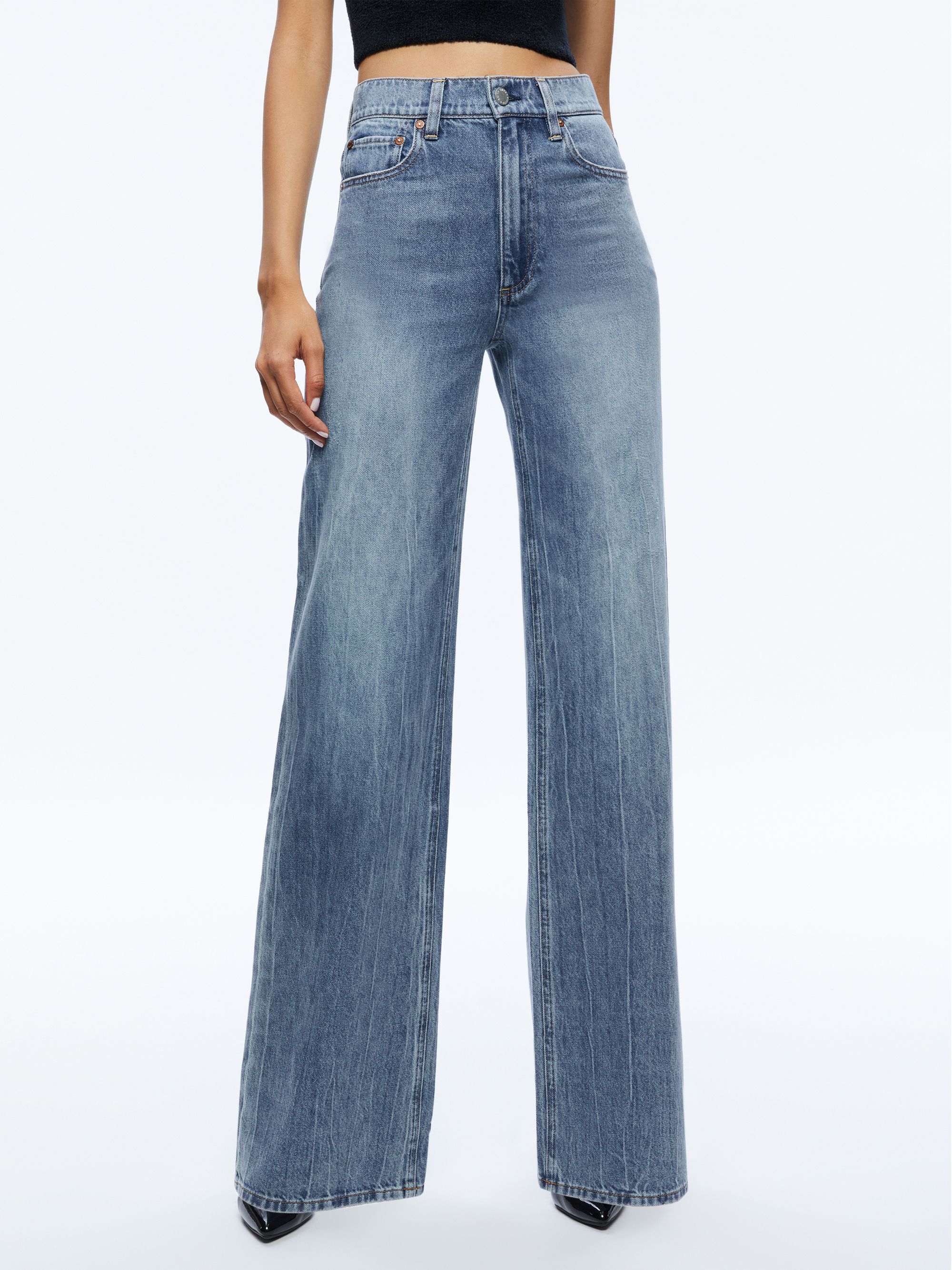 WEEZY FULL LENGTH JEAN | Alice + Olivia