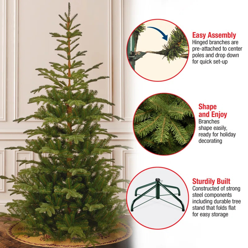 National Tree Company 7.5ft. Norwegian Spruce Tree & Reviews | Wayfair | Wayfair North America