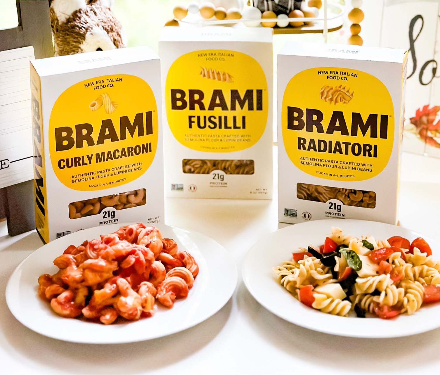 𝐅𝐨𝐨𝐝 𝐅𝐫𝐢𝐝𝐚𝐲! 🍝🍝
𝑩𝒓𝒂𝒎𝒊 𝑷𝒂𝒔𝒕𝒂!! 

I feed a hungry house, and the one thing everyone can always agree on…. Pasta! That’s why I love @enjoybrami 🙌🏻 I made some amazing dishes this week with their new era pasta that tastes like real pasta that’s healthy for you! It’s made with two simple ingredients, semolina wheat and lupini beans. 60% more protein, 3x more fiber & 25% fewer net carbs vs regular pasta! 
I made 3 delicious dishes 🙌🏻  I have a house full of hungry men that love their meat and pasta. They all LOVED IT! Now that’s a compliment! And I loved it because it was good for them! 
I tried dishes with with three different pastas! 

🍝Fusilli -long and curly, perfect for pasta salads! 

🍝Curly Macaroni -curved elbow pasta, perfect for Italian macaroni & cheese!

🍝Radiatori - short, round, with ridges. Perfect for holding creamy sauces for pasta bakes! 

🫘@enjoybrami also has lupini beans for recipes and snacking! More on this coming soon! 👏🏻

You can shop this bowl and utensils on my 𝐋𝐓𝐊!!
@liketoknow.it
 https://www.liketoknow.it/NonnieIsMyName 
✨
How to shop my looks!
✨Download the FREE LIKEtoKNOW.it app
✨Follow me: nonnieismyname 
✨Screenshot any photo for instant access!

✨
 #influencer #bloggers  #LTK #photoOfTheDay  #fashionover40 #hair #Model #instagood  #kitchen #Instablogger #trending #trends #rustic #recipies #homemade #athome #easyrecipies #easyitalian #hungryfamilies #homecookin #italianrecipies #easyrecipies #delicious #familyevents #recipies #homemade #pastasalad #pastadish #italiansalad #italianpastasalad #bramipasta #enjoybrami #lupinibeans #luninipasta 



#LTKhome #LTKfamily #LTKfindsunder50