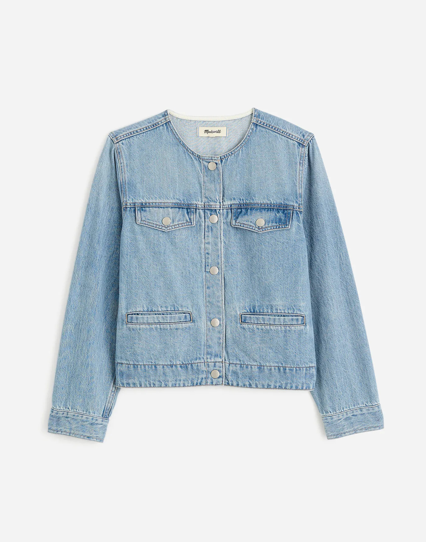 Cinched Lady Jacket in Ashbury Wash: Airy Denim Edition | Madewell