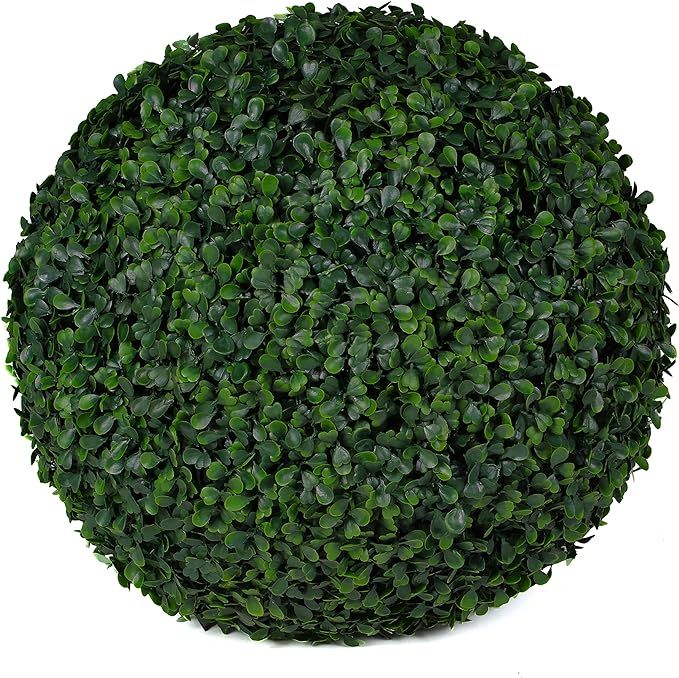 3rd Street Inn Large Boxwood Topiary Ball - Artificial Plant Set - Indoor/Outdoor Wedding Party D... | Amazon (US)