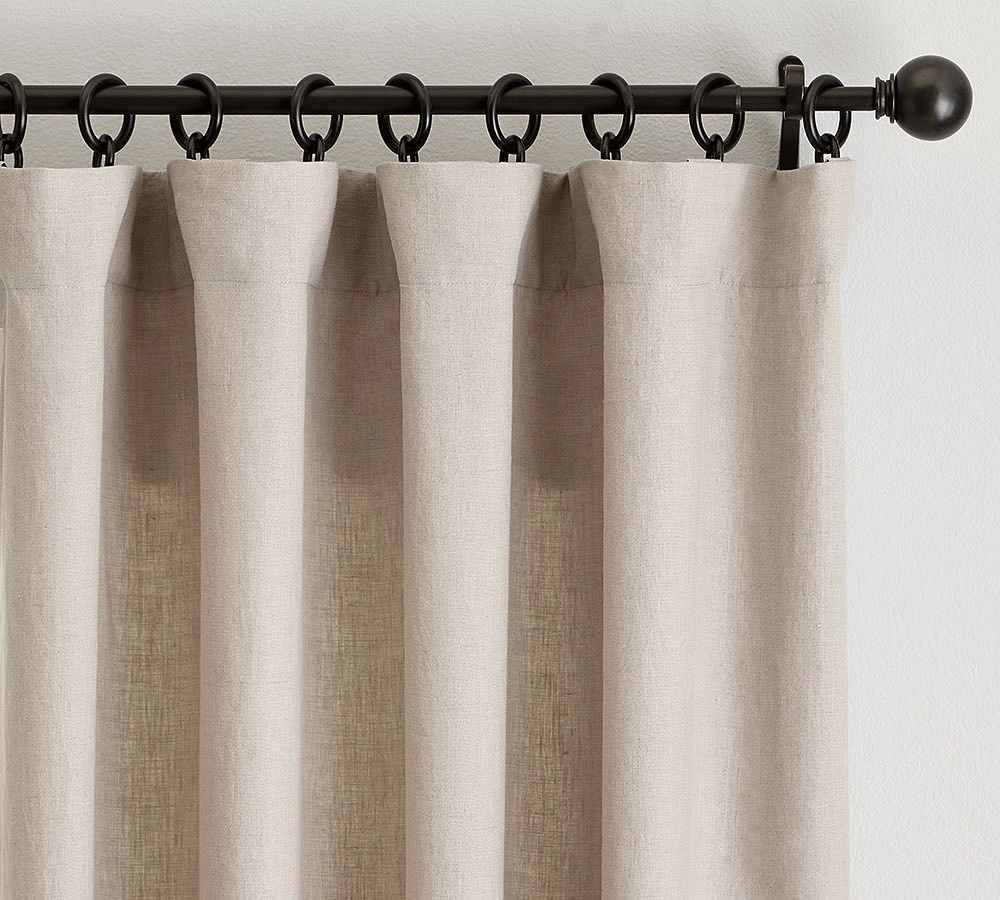 Belgian Linen Unlined Curtain Made with Libeco™ | Pottery Barn (US)