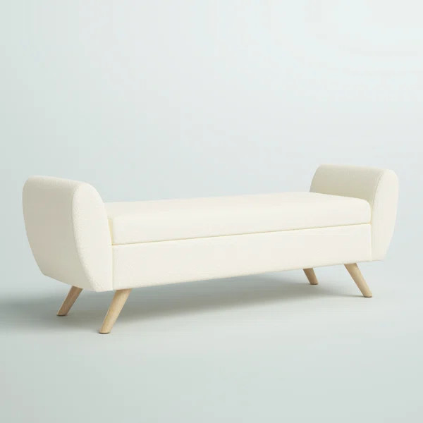 Pedrick Faux Leather Flip Top Storage Bench | Wayfair North America