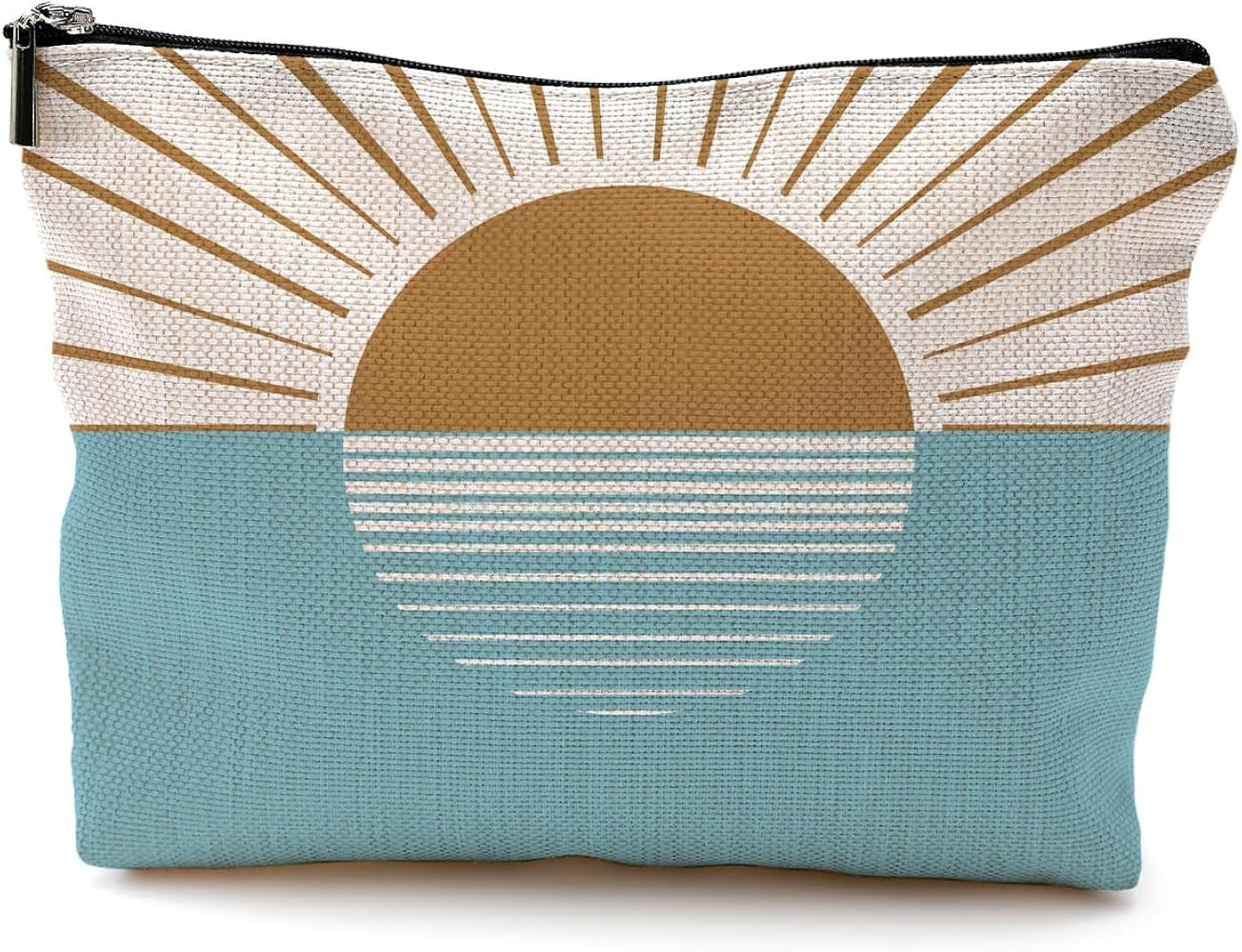 Summer Sunshine Makeup Bag - Beach Essentials, Cosmetic Bag for Women's Vacation Gifts | Amazon (US)