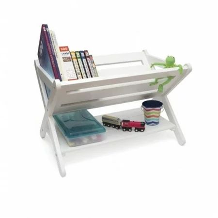Lipper International 522W Kids Book Caddy with Shelf White | Walmart (US)