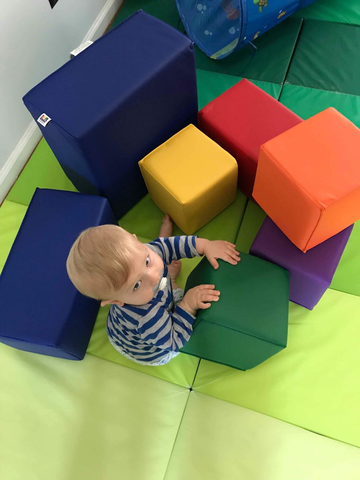 ECR4Kids SoftZone Big Foam Building Blocks, Soft Playset, Assorted, 7-Piece: Toy Stacking Block S... | Amazon (US)