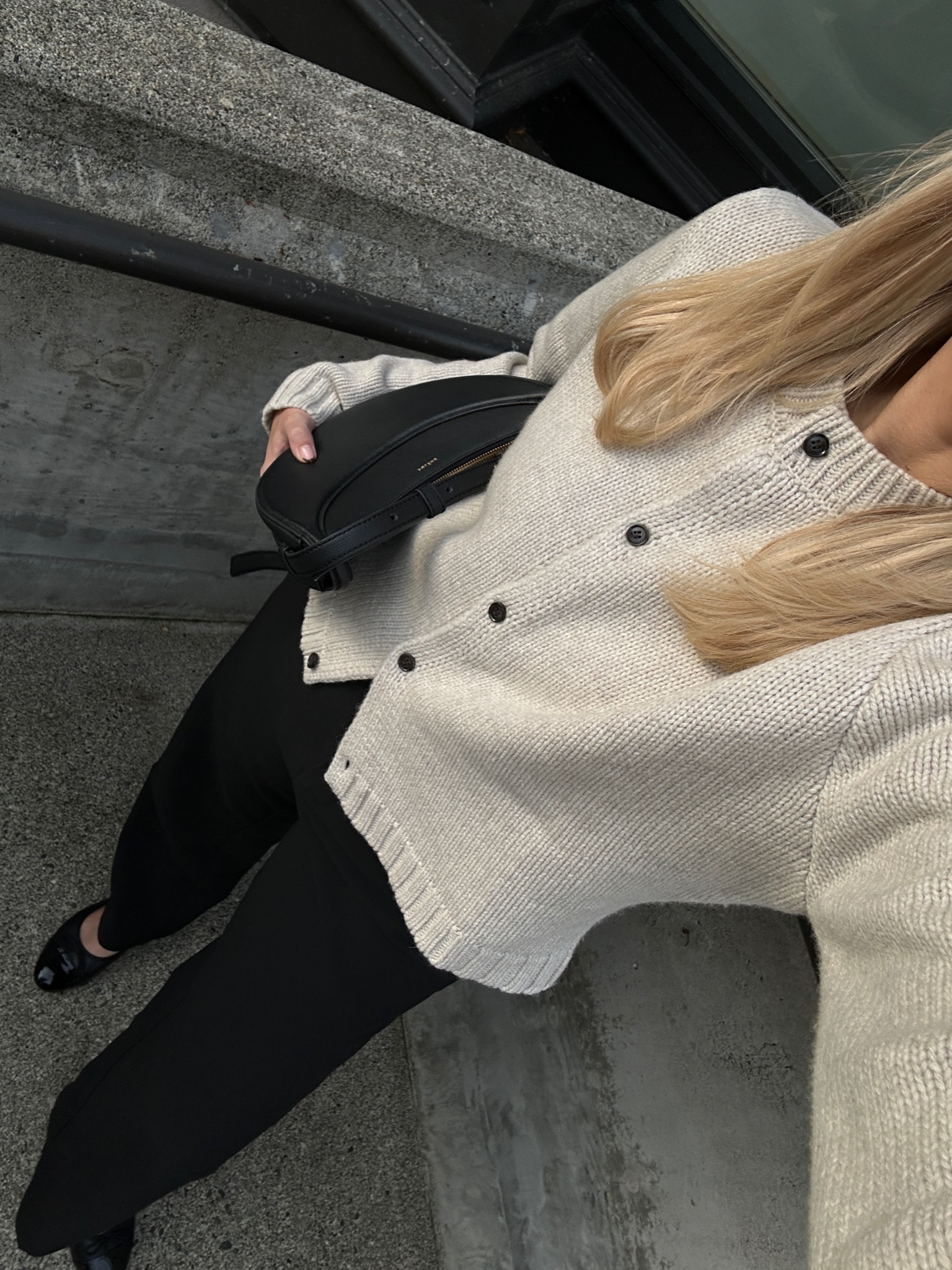 ootd ☁️🤍

#dissh #falloutfit #polene #suitpants #giftguide 

#LTKSeasonal #LTKGiftGuide #LTKStyleTip