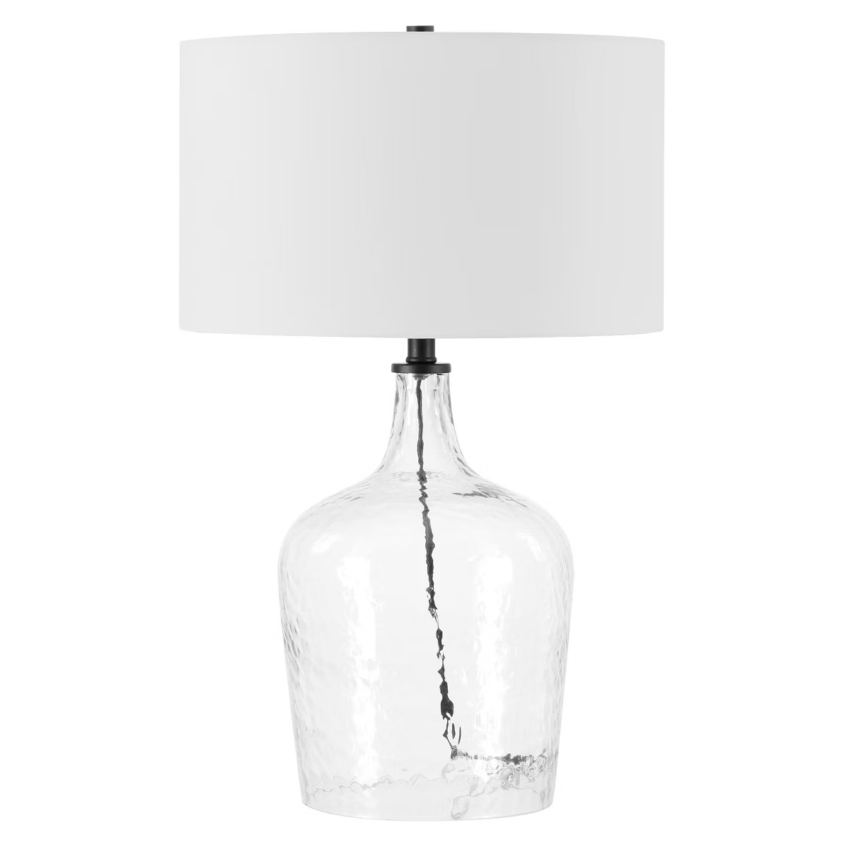 Hampton & Thyme 24" Tall Table Lamp with Drum Fabric Shade | Target