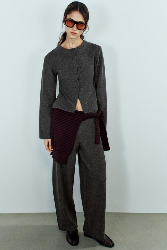 SOFT VOLUME TROUSERS | Zara UK