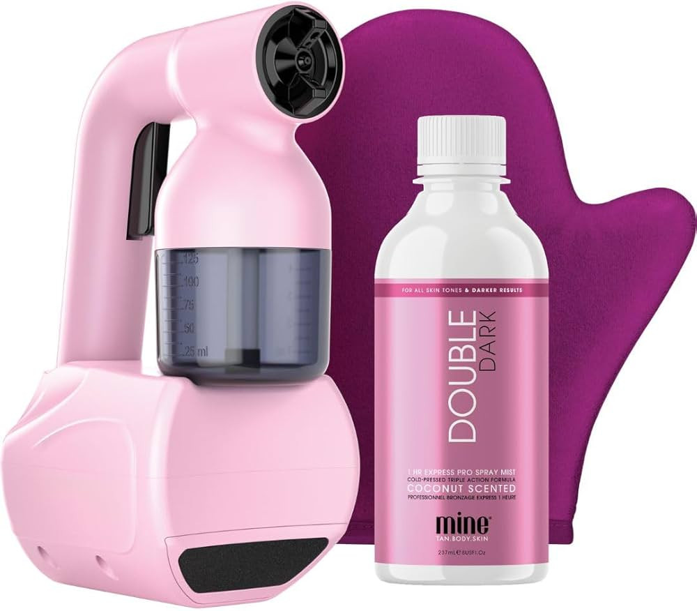 MineTan Personal Spray Tan Machine | Home Spray Tan Kit - Lightweight, Handheld Portable Self Tan... | Amazon (US)