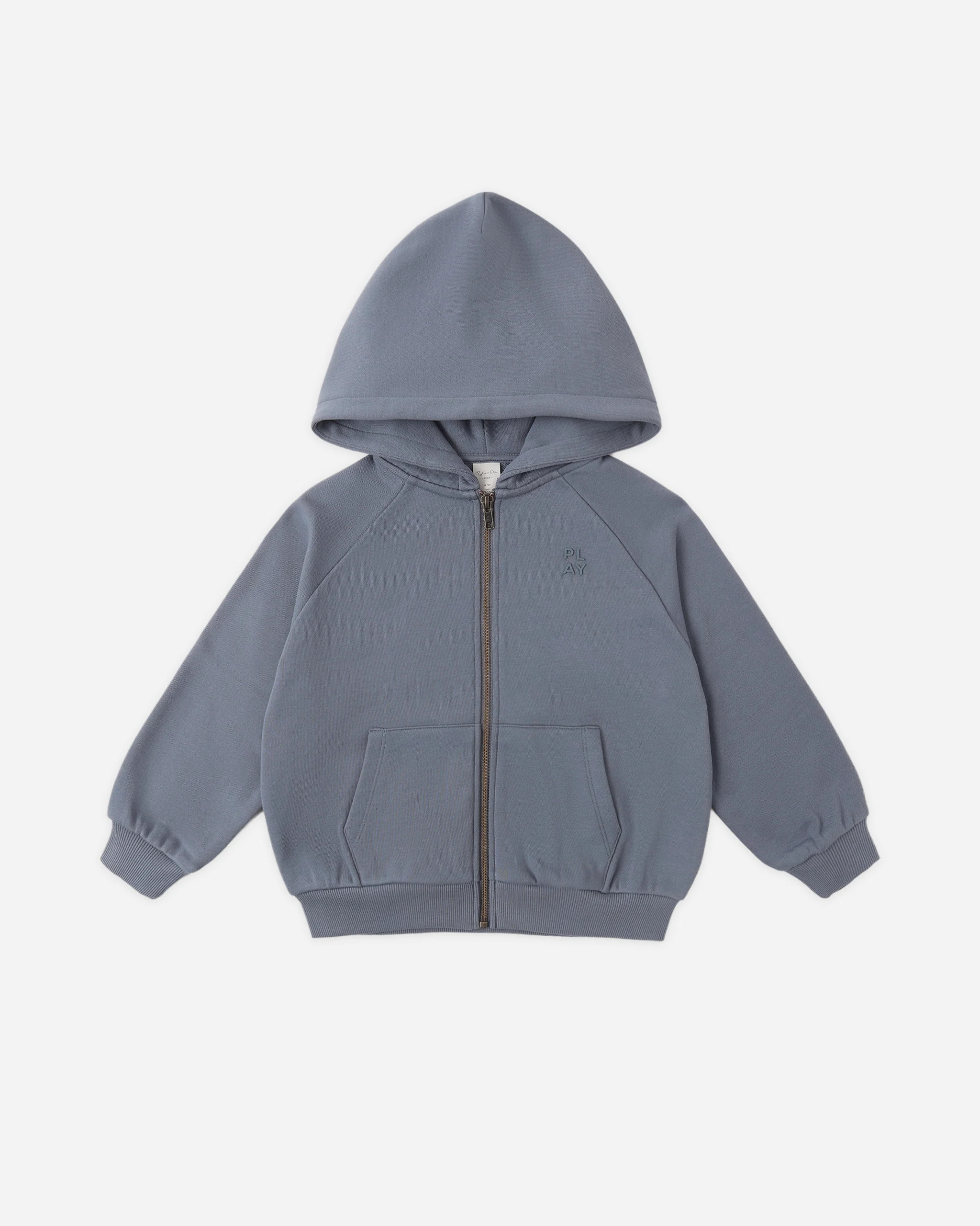 Zip Raglan Hoodie Marine | Rylee + Cru