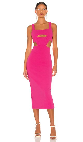 The Vista Dress in Wild Pink | Revolve Clothing (Global)
